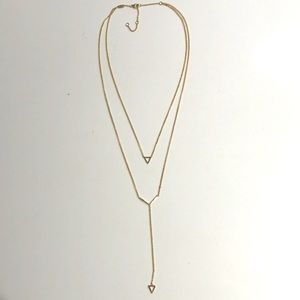 Baublebar Layered Triangle Necklace